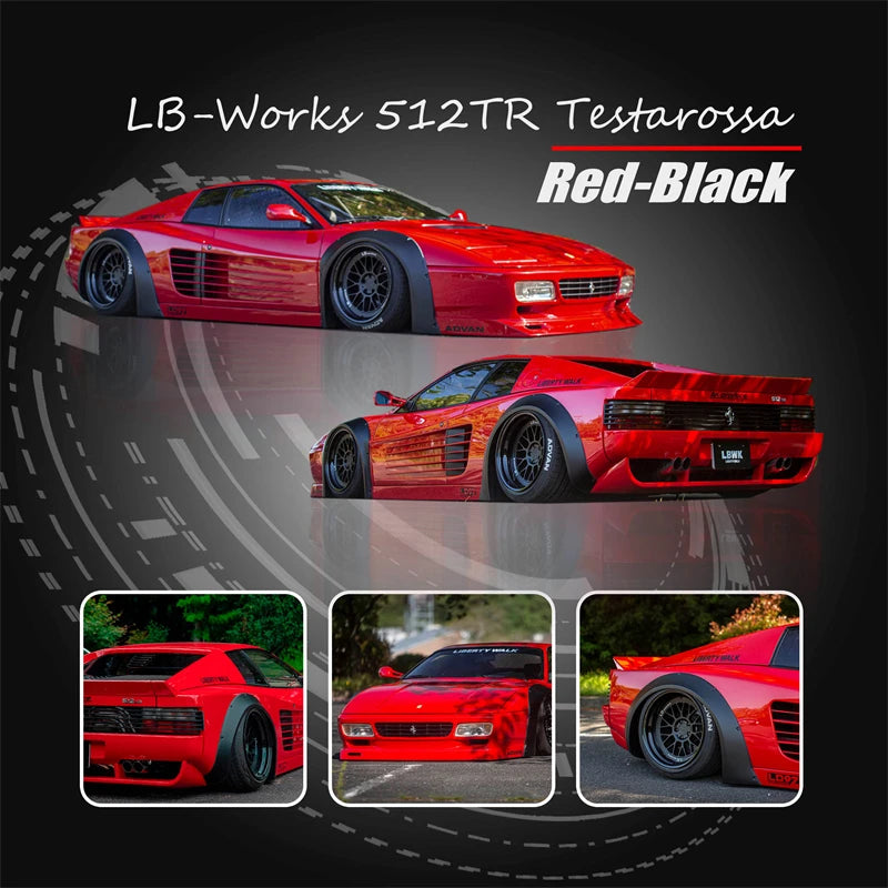 Star Model 1:64 LBWK LB-Works 512TR Testarossa Limited999 Diecast Model Car