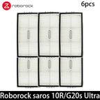 Roborock Saros 10R/G20S Ultra  Accessories Brush Hepa Filter Mop Cloth Dust Bag Spare Parts
