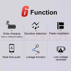 Tuya Smart Zigbee Rain Sensor With Light Detector Solar Operated IP65 Outdoor Waterproof Rain Detector Smart life Remote Control
