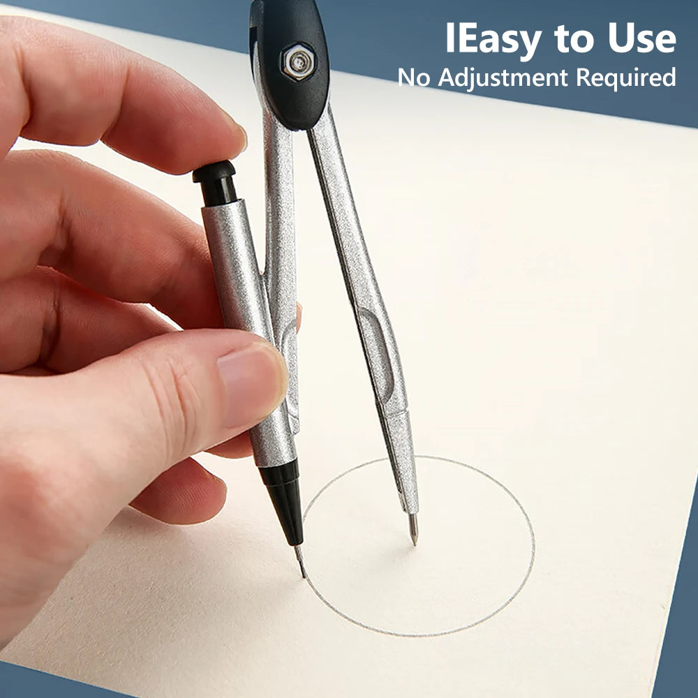 M&G 8-Piece Compass & Ruler Set – Multifunctional Drawing Tools