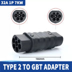 For All Standard EV Charger And EV Charging Adapter type 1 to type 2 adapter Tesla to GBT converter GBT to J1772 Charger adapter