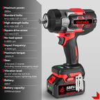 ONEVAN 2800N.M Brushless Electric Impact Wrench 1/2 "Cordless Screwdriver Drill Car Repair Power Tool for 21V 18V Battery