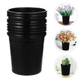10 Pcs Plastic Flower Pot Pots Balcony Basin Decor Indoor Garden Planter for Plants