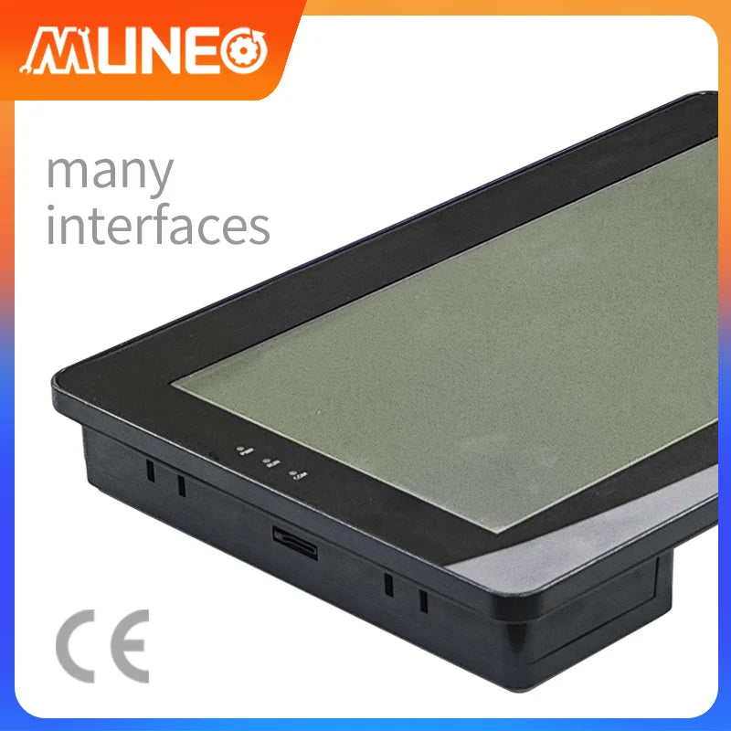 MUNEO  4.3 7 10 inch LED Touch Screen for PLC Ethernet Touch Panel HMI Touch Screen Support USB Flash Disk USB Ethernet Download