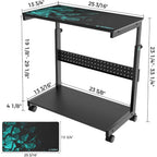 Height Adjustable Computer Tower Stand