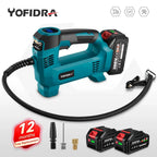 Cordless High Pressure Portable Electric Air Pump With LED Display Rechargeable Car Ball Inflatable Pump For Makita Battery Pin