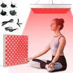 Red Light Therapy for Body Face, Red Light Panel Near Infrared 850nm and Deep Red 660nm for Pain Relief and Skin Improved