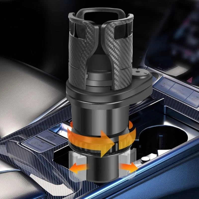 Universal Car Cup Holder Support Flexible Adjustment For Stable Beverage Storage