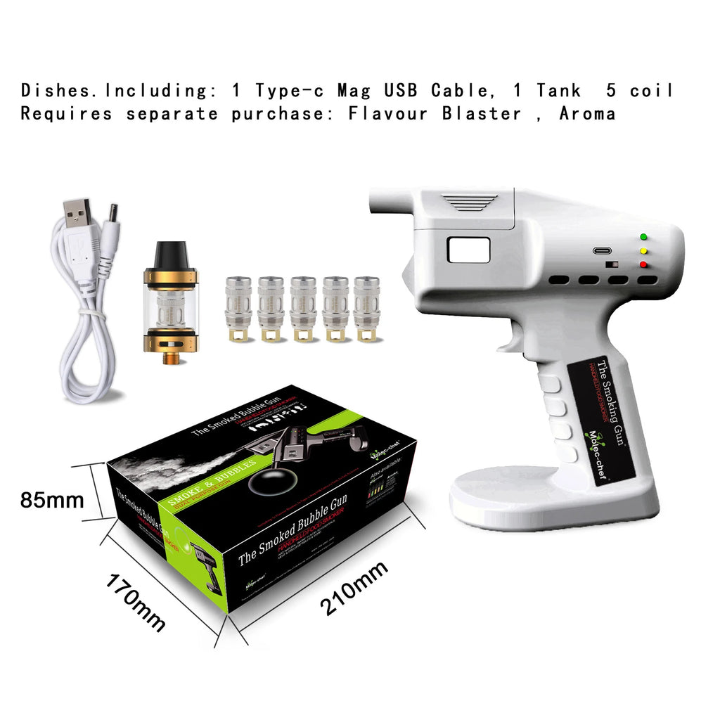 Smoke Gun Cocktail, Cocktail Smoker, Cocktail Smoker Kit, Herb Extract Essential Oil Smoker, Good For Smoked Food, Cocktails