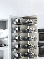 6 Layers Kitchen High Cabinet Storage Rack Snack Cabinet Kitchen Hidden Storage Cabinet Pull Out Basket Organization Furniture