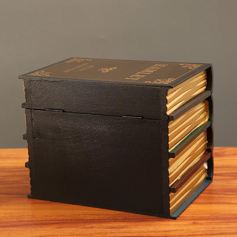 European retro fake book props ornaments office book model photo props simulation book storage box