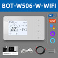 Beok Tuya Heating/Cooling Thermostat for Gas Boiler Smart Home Battery-powered Thermoregulator Daily programming Work with Alexa