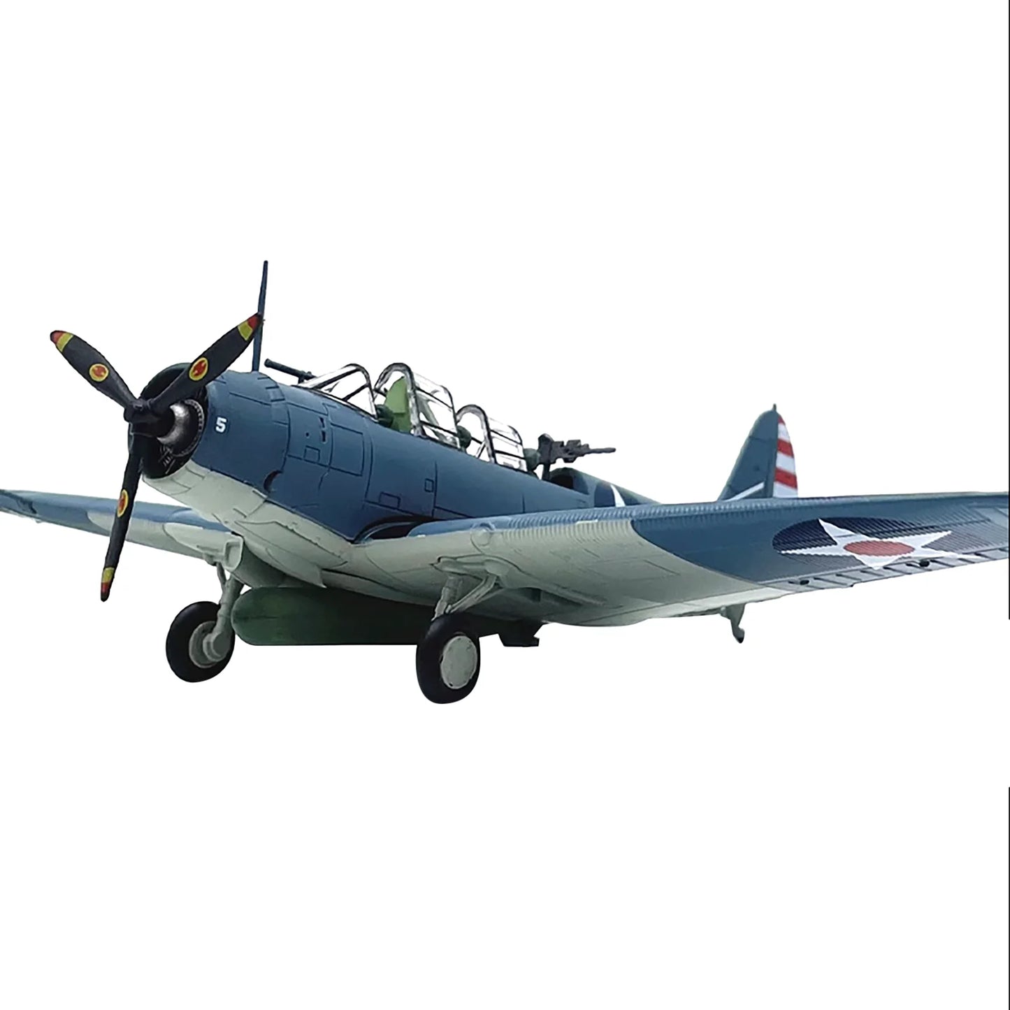 Alloy Metal Airplane Model 1/72 Scale American TBD Torpedo Bomber Aircraft Models Military Plane Toys Ornaments For Collection