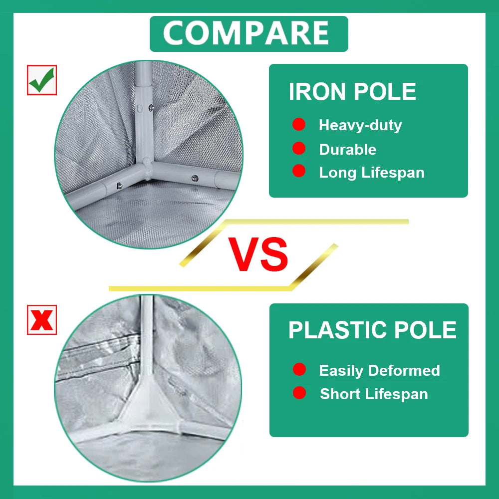 BEYLSION Hot Sell GrowBox Growing Tent 600D Growth Room Box For Indoor Plants Growing Home Greenhouse Tent Growing Plants