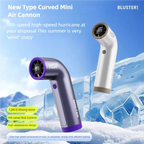 4000mAh Handheld mini fan 199 speed turbo digital display infinitely variable speed outdoor portable fan USB charging