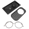 304 Stainless Steel Pitcher Rinser Cup Washer Glass Cleaning Rinser High Pressure Washing With Drain Drip Tray Hose for Bar
