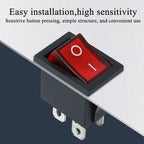 10/30/100Pcs KCD1 Snap-in Boat Rocker Switch Toggle Power SPST ON-OFF 2/3/4 Pin AC 250V 6A 125V 10A 2Pin Position Snap Switch