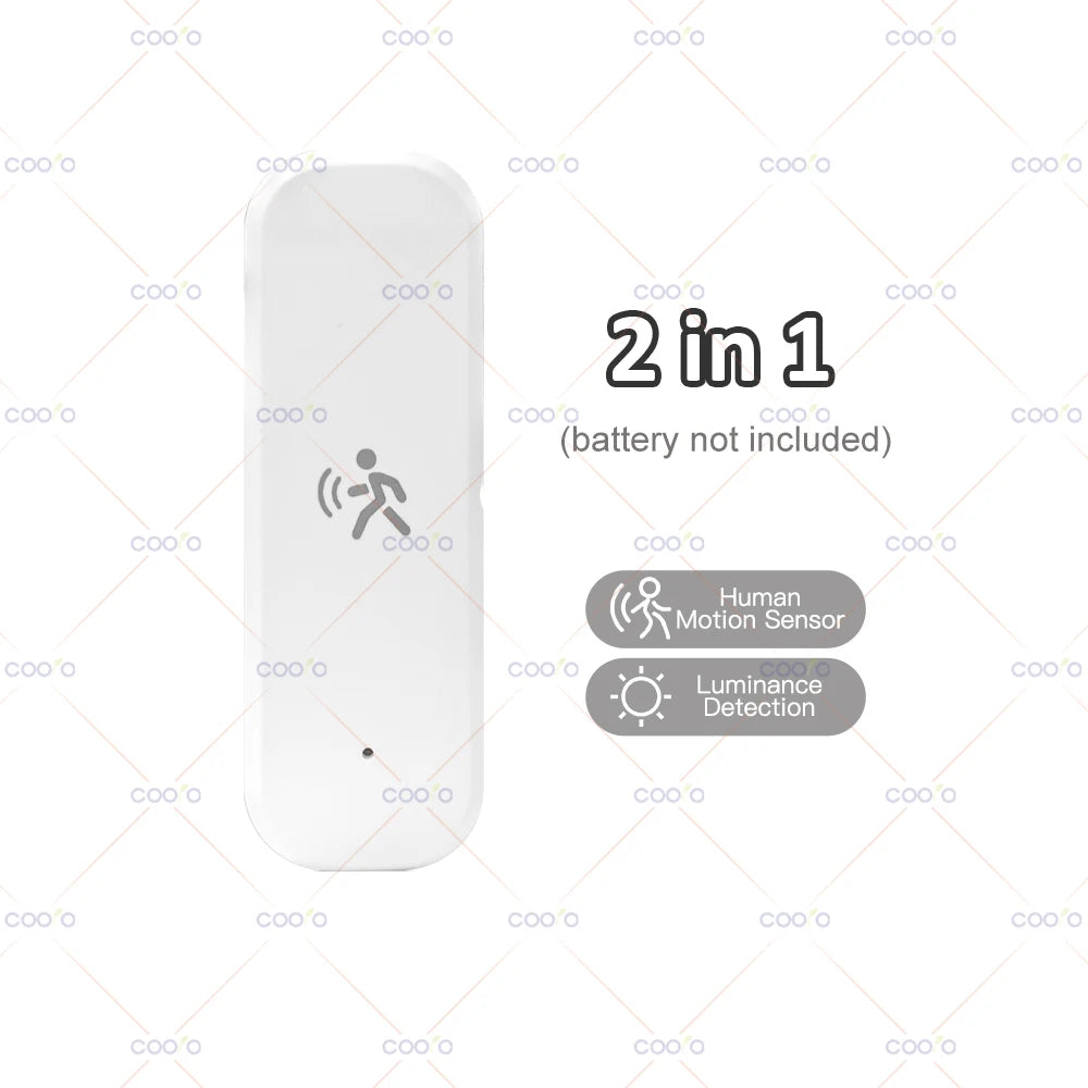 Zigbee 3.0 Human Motion Sensor 10G MmWave Radar Detector with Luminance Temperature Humidity Sensor Upgarded 4 in1 PIR Sensor