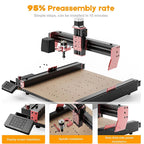 TTC450 Pro CNC Router Machine 4 Axis For Laser Engraving Cutting and cnc Machine GRBL Control Woodworking DIY Creation