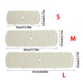 1Pcs Silicone Faucet Mat Water Ripples Kitchen Bathroom Drainage Pad Wash Basin Large Sink Splash Pad Countertop Protector