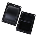 2PC Speaker Handle Recessed Cabinet Aceessories Professional Recessed Speaker Handles Black Metal Repair Durable