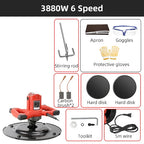 4880W/3880W/2880W Electric Concrete Cement Mortar Trowel Leveling Machine Wall Smoothing Polishing Machine Concrete Drill Mixer