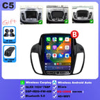 Wireless Android 15 Carplay For Ford Kuga 2 Escape 3 2012-2019 9.7 Inch Tesla Style Car Multimedia Player 5G Wifi Touch Display