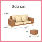 1:12 Dollhouse Miniature Furniture Accessories Sofa Floor Lamp Shelf Kettle Doll House Bedroom Kitchen Furniture Model