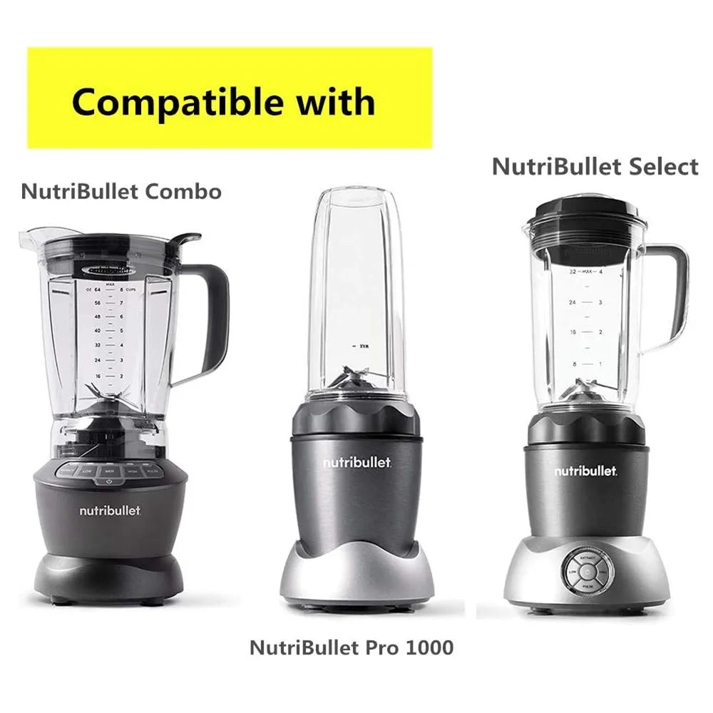 24OZ Replacement Cup with To-Go Lid, Compatible with NutriBullet Blender Combo NutriBullet Pro 1000 and NutriBullet Select 2.0