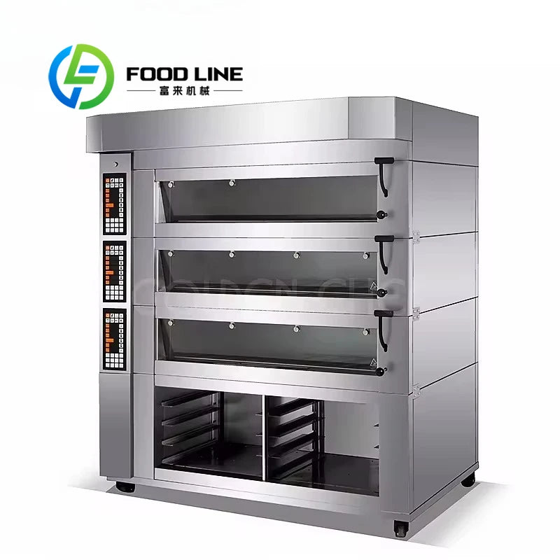 Professional Kitchen Bakery Multifunction Equipment Baking Bread Pizza Cake Cooking Large Commercial Electric Ovens