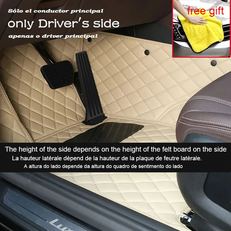 Car Floor Mat For Opel Corsa D 2007~2014 Waterproof Rug Cubre Pisos Para Autos Car Mat Floor Interior Decoration Car Accessories