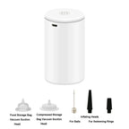 Cordless Electric Vacuum Bag Sealer Pump, Portable USB Charge Vacuum Compression Machine for Food Clothes Storage Bags