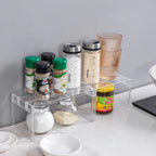 Layered Shelf Refrigerator Storage Kitchen Storage Shelf Toy Figurine Storage Cosmetics Shelf Kitchen Accessories Organizer Rack