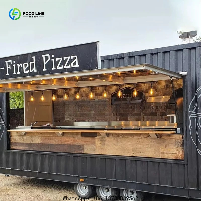 Customized Food Trailer Container Restaurant 20ft Container Restaurant with Kitchen