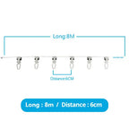 Hook for Zemismart ZM79 BCM500 Electric Curtain Track S Fold Curtains Snake Tape Curtain 6cm 8cm