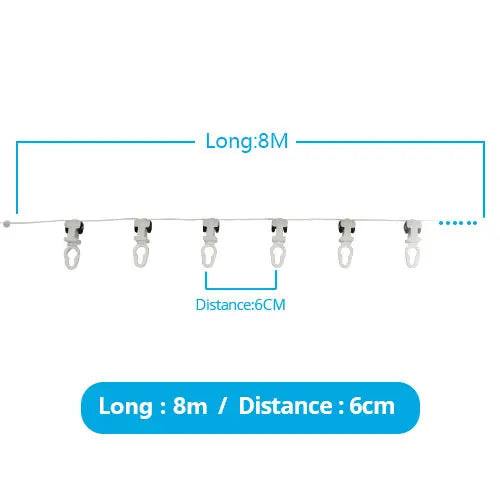 Hook for Zemismart ZM79 BCM500 Electric Curtain Track S Fold Curtains Snake Tape Curtain 6cm 8cm