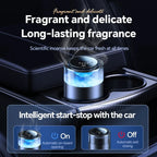 Smart Induction Car Aromatherapy Diffuser Auto On/Off Mist Maker Fogger Portable USB Rechargeable Fragrance Diffuser with Light