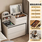 Luxury Small Vanity Tables Mirror Chair Charging Hotel Light Drawers Dresser Makeup Desk White Coiffeuse De Chambre Furniture