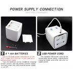 ZEXEF WIFI Intelligent Watering Device Double Pump Timed Automatic Drip Irrigation System Remote APP for Garden Terrace