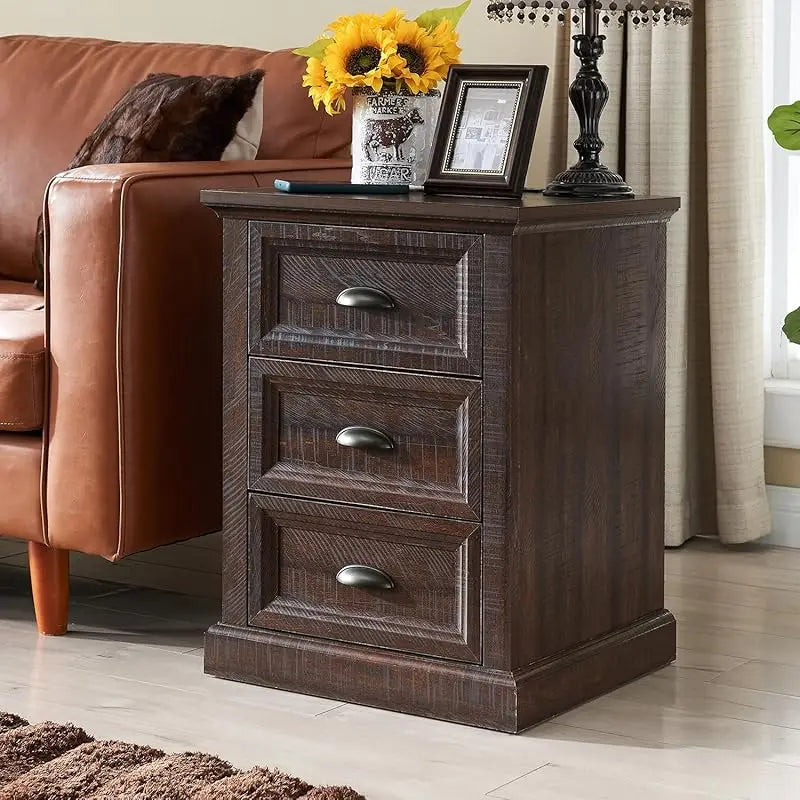 Farmhouse 5 Dresser for Bedroom, 45" Wide of Drawers, 21" Tall Closet Bench Chest Storage Trunk, W