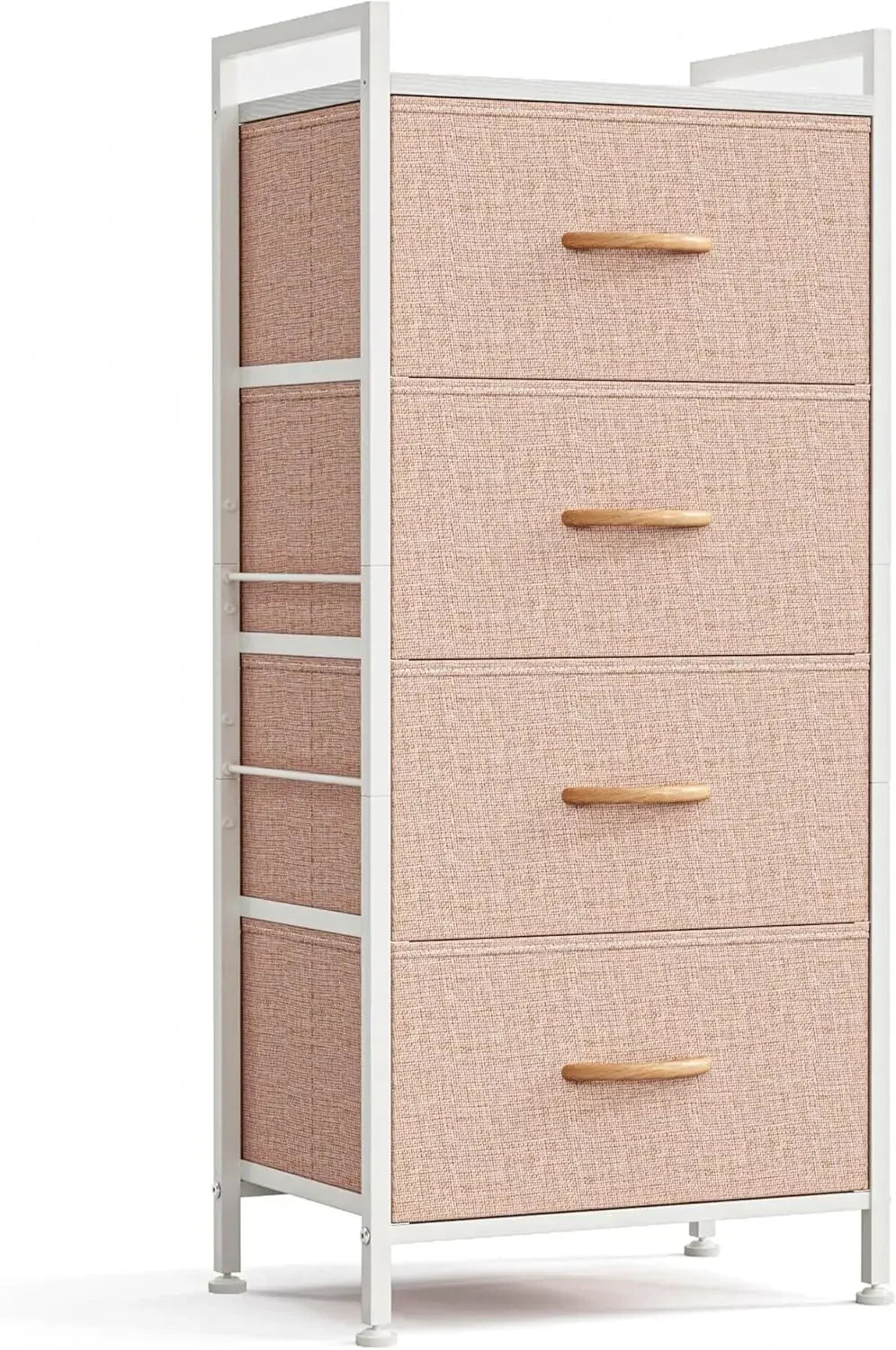 Dresser for Bedroom with 4 Drawers, Tall Dressers Storage Drawers, Tower Organizer Unit for Hallway, Entryway, Closets
