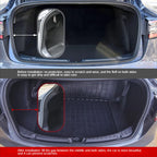 Trunk Protector Sill Guard For Tesla Model 3 Anti-Scratch Mat Rear Cargo Threshold Bumper TPE Pad Door ABS Side Cover Accessorie