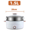 Portable Electric Multifunctional Cooker Household Double Layer Hot Pot Mini Non-stick Cookware for Kitchen and Home Appliance