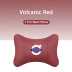 Car Headrest/Lumbar Support Car Neck Pillow Waist Cushion For Volvo Xc60 Xc90 V40 V60 S60 V50 V90 S80 C40 XC40 V70 XC70 C30 C70
