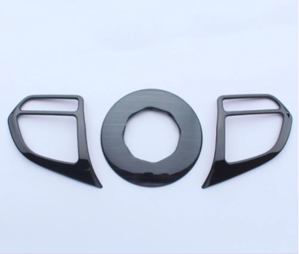 For MG ZS 2017 - 2021 2022 Accessories Trophy Ev Luxury Car Steering Wheel Frame Decoration Cover Trim Stainless Steel