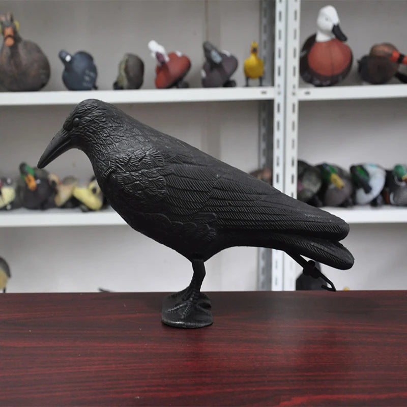 Crow Hunting Decoys Garden Bird Practical Deter Scarer Scarecrow Mice Pest Control Deterrent Repeller Decor For Bird Control