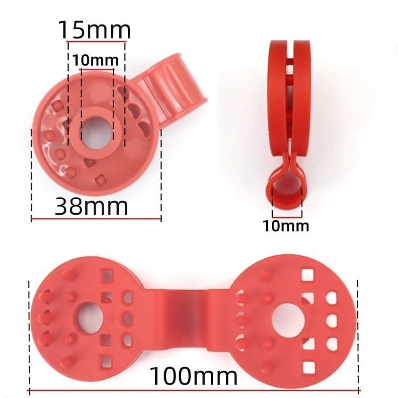 2-100Pcs Plastic Sunshade Net Clip Grommet Fence Netting Installation Hook Garden Tools Greenhouse Shade Cloth Fix Clamp