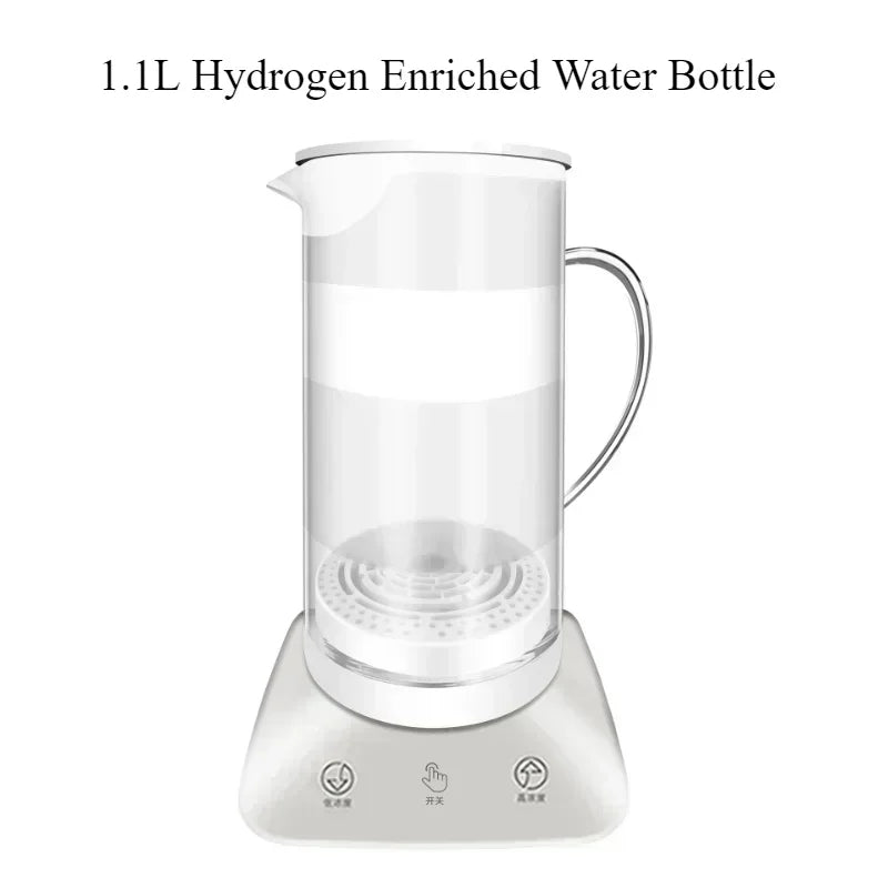 1.1L Hydrogen Rich Water Bottle Large Capacity Electrolysis Hydrogen G