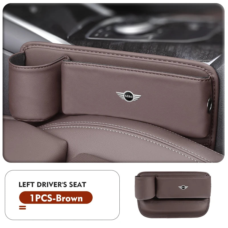 Car Cup Holder Organizer Crevice Gap Filler Stuff Storage Box For MINI Cooper One JCW R56 Countryman Clubman R50 R53 R58