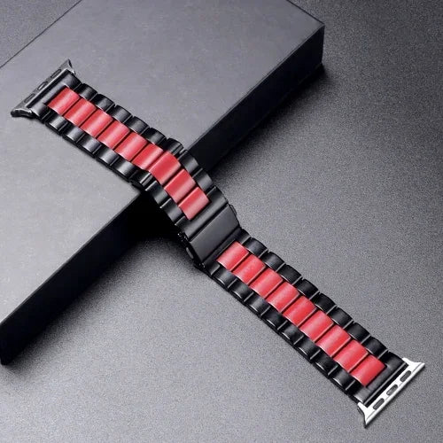 Stainless Steel Apple Watch Band - Metal Bracelet for 38-49mm Series 4-Ultra 2 | AlluCanFind